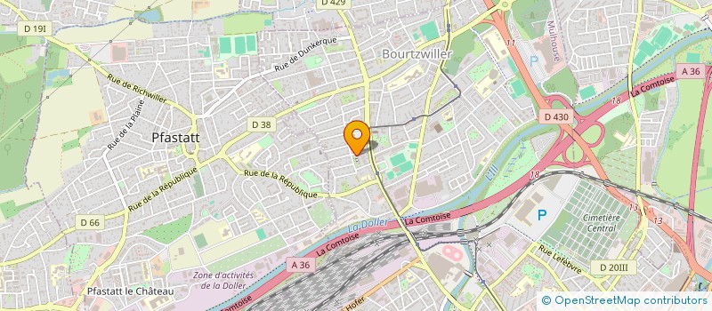 localisation de l'entreprise MADAME ANNE NIEMERICH  MULHOUSE