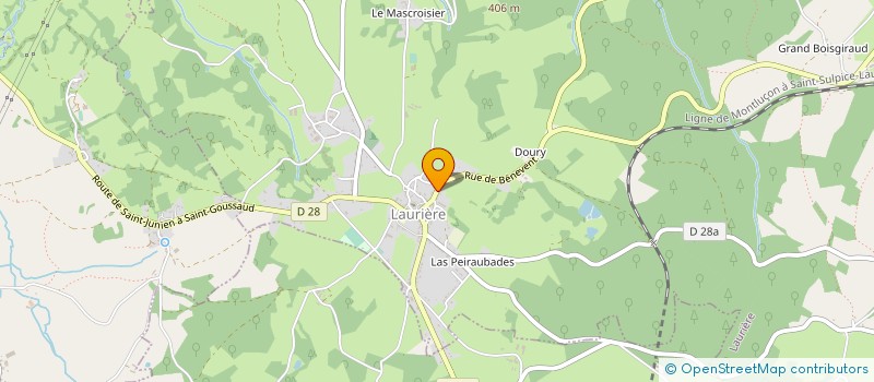 localisation de l'entreprise MADAME ANNE NOAILLAC à BERSAC-SUR-RIVALIER
