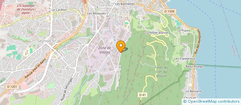 localisation de l'entreprise MADAME ANNE NOEL à ANNECY