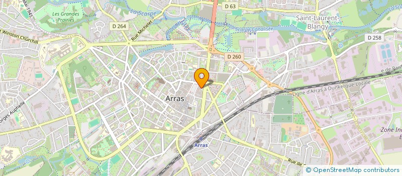 localisation de l'entreprise MADAME ANNE-NOELLE BEAURAIN à ARRAS
