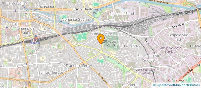 localisation de l'entreprise MADAME ANNE-NOELLE JIGOREL  RENNES