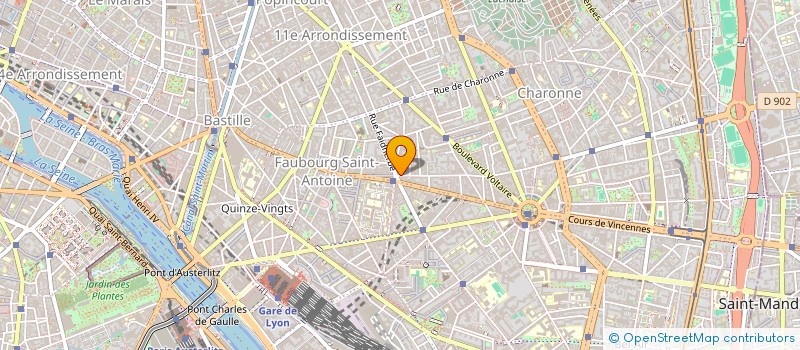 localisation de l'entreprise MADAME ANNE NOELLE YVONNE LE COUTOUR  PARIS