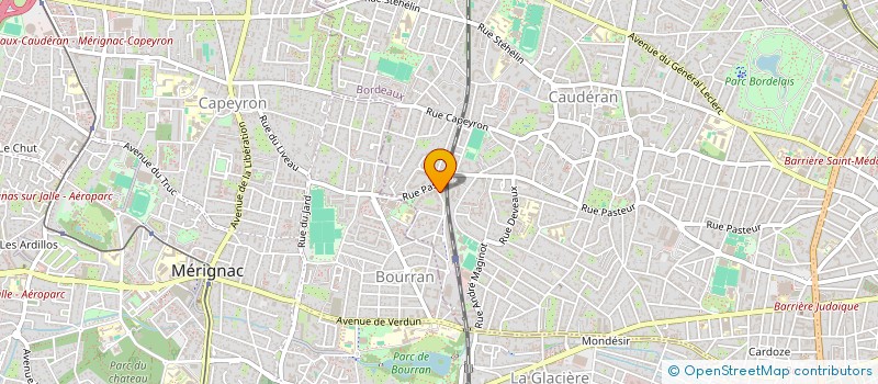 localisation de l'entreprise MADAME ANNE NORMAND DE LA TRANCHADE  BORDEAUX