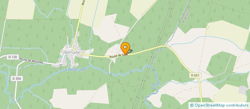 localisation de l'entreprise MADAME ANNE NOUGUE  BELHADE