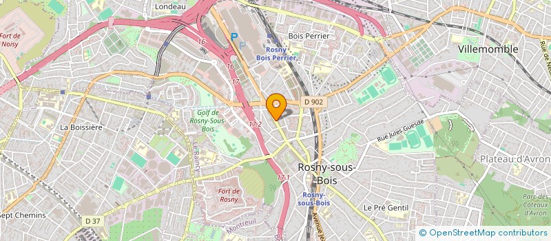 localisation de l'entreprise MADAME ANNE NZOGNE à ROSNY-SOUS-BOIS