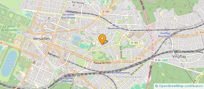 localisation de l'entreprise MADAME ANNE O KELLY-FARRELL à VERSAILLES