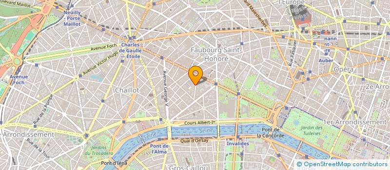 localisation de l'entreprise MADAME ANNE O'NEILL à PARIS