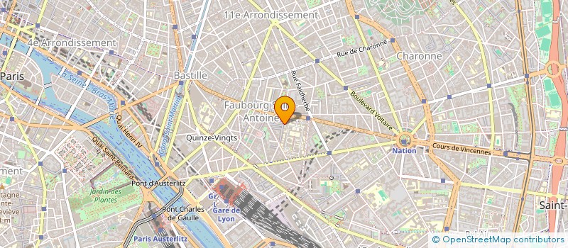 localisation de l'entreprise MADAME ANNE OLIVIER  PARIS