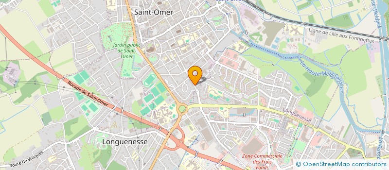 localisation de l'entreprise MADAME ANNE ORLIK-POBLOCKI à SAINT-OMER