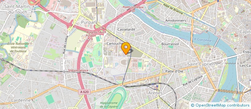 localisation de l'entreprise MADAME ANNE ORMIERES  TOULOUSE