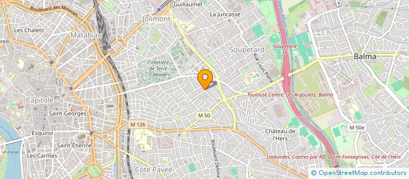 localisation de l'entreprise MADAME ANNE ORMOND à TOULOUSE