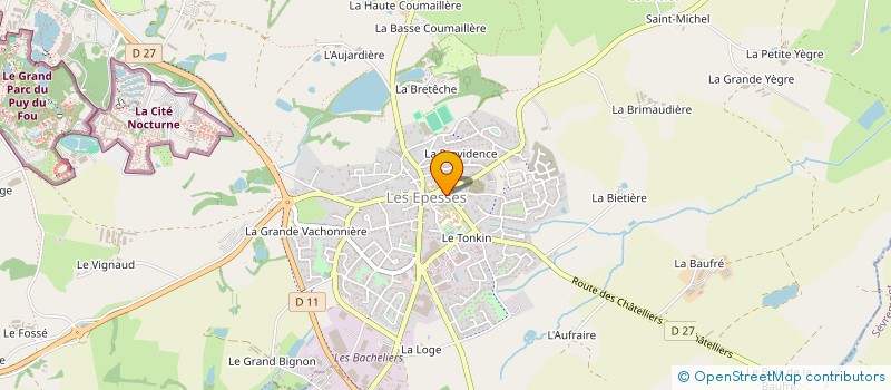 localisation de l'entreprise MADAME ANNE OSTY  MORTAGNE-SUR-SEVRE