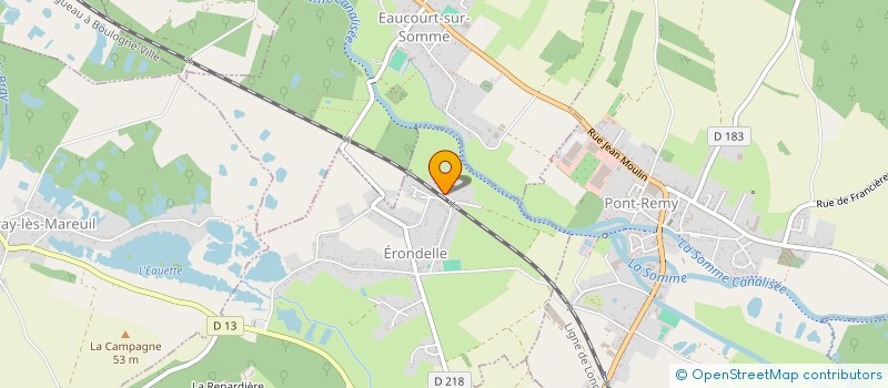 localisation de l'entreprise MADAME ANNE OSZWALD  ERONDELLE