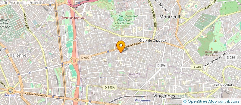 localisation de l'entreprise MADAME ANNE OTTOGALI à MONTREUIL