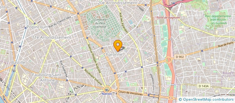 localisation de l'entreprise MADAME ANNE OUIN  PARIS