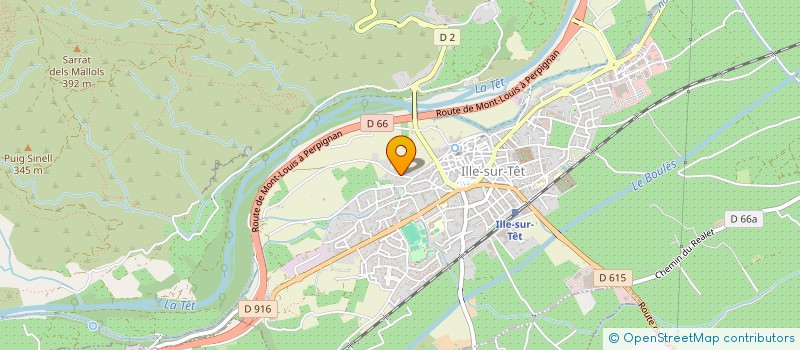 localisation de l'entreprise MADAME ANNE PACOUIP  ILLE-SUR-TET