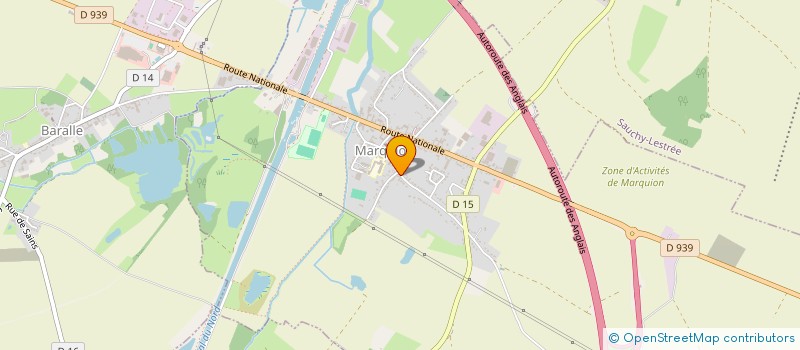 localisation de l'entreprise MADAME ANNE PAGNIEN  BARALLE