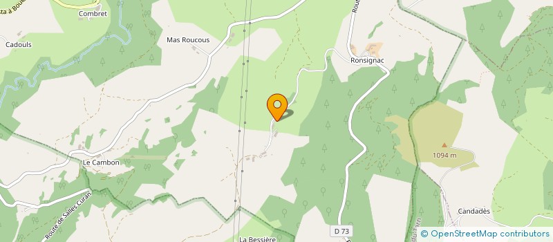 localisation de l'entreprise MADAME ANNE PAILHORIES  SALLES-CURAN