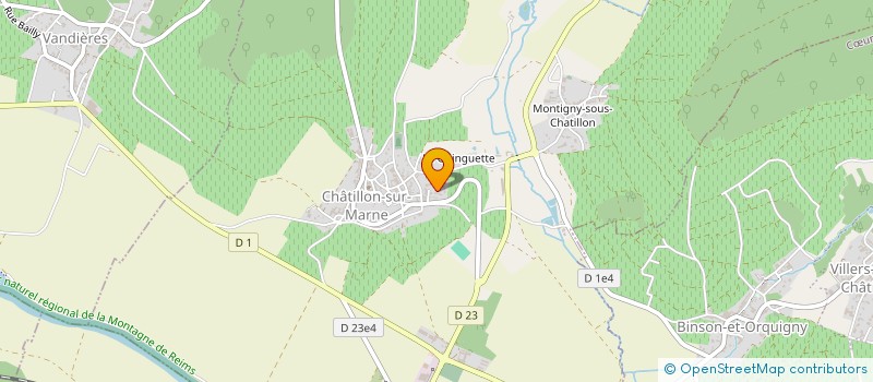 localisation de l'entreprise MADAME ANNE PAILLE  CHATILLON-SUR-MARNE