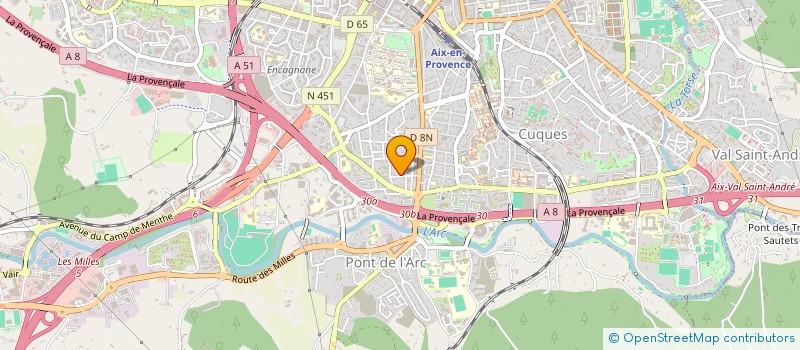 localisation de l'entreprise MADAME ANNE PAJOT à AIX-EN-PROVENCE