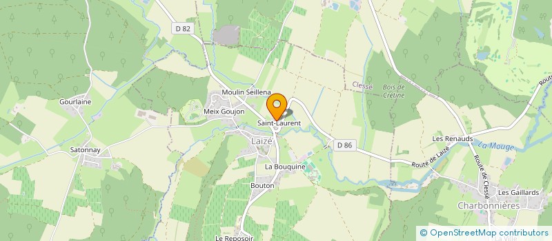 localisation de l'entreprise MADAME ANNE PALUMBO  LAIZE