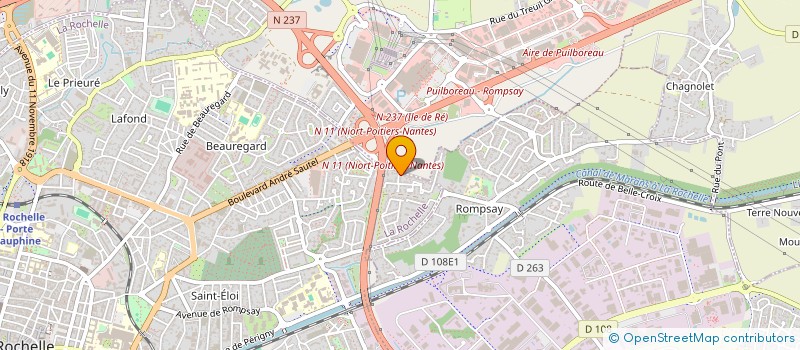 localisation de l'entreprise MADAME ANNE PALVIN  LA ROCHELLE