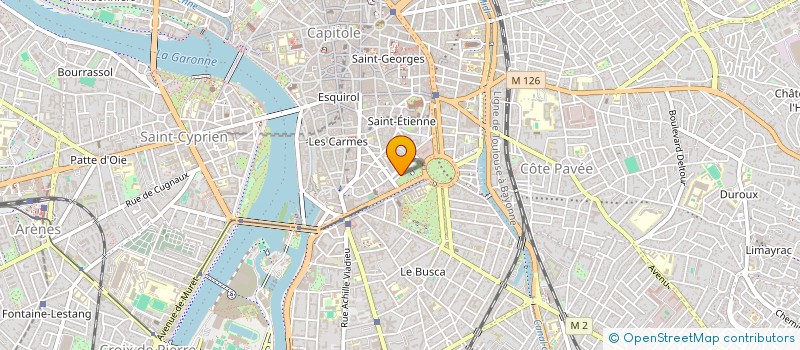 localisation de l'entreprise MADAME ANNE PANAYE  TOULOUSE