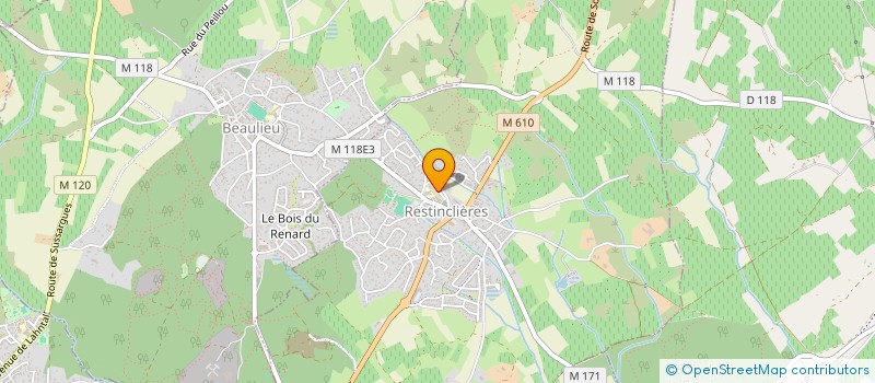 localisation de l'entreprise MADAME ANNE PANISELLO  RESTINCLIERES