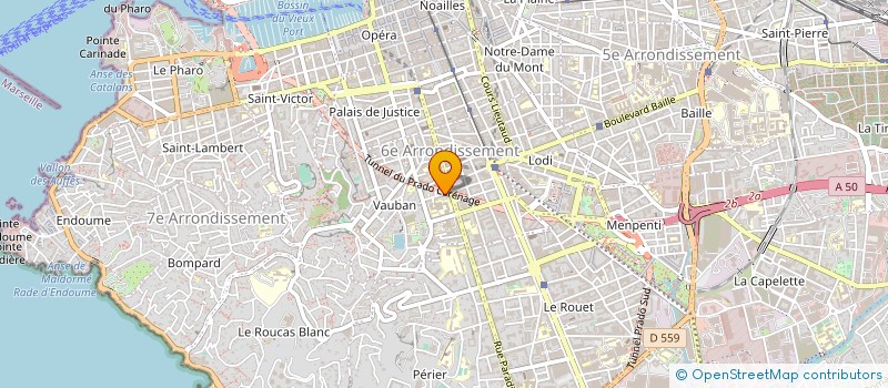 localisation de l'entreprise MADAME ANNE PAPILLAULT à MARSEILLE 6EME