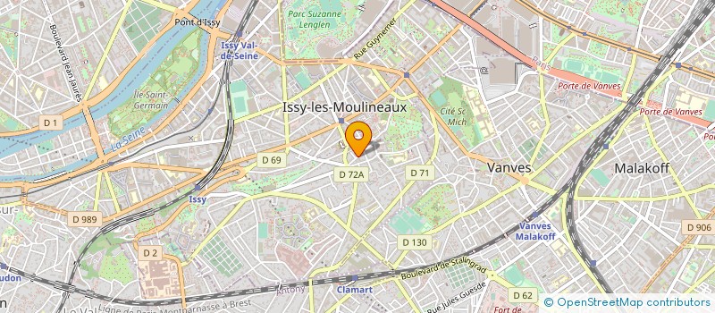 localisation de l'entreprise MADAME ANNE PARAVY à ISSY-LES-MOULINEAUX