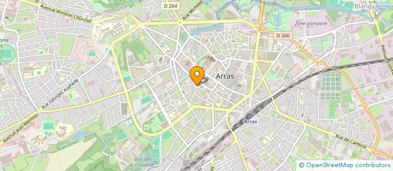 localisation de l'entreprise MADAME ANNE PARENT à ARRAS