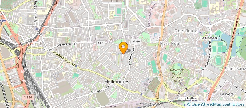 localisation de l'entreprise MADAME ANNE PARICHET à LILLE