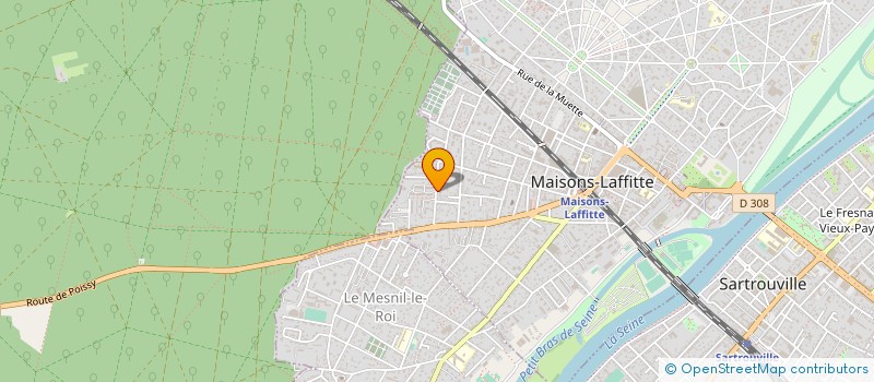 localisation de l'entreprise MADAME ANNE PARIS à MAISONS-LAFFITTE