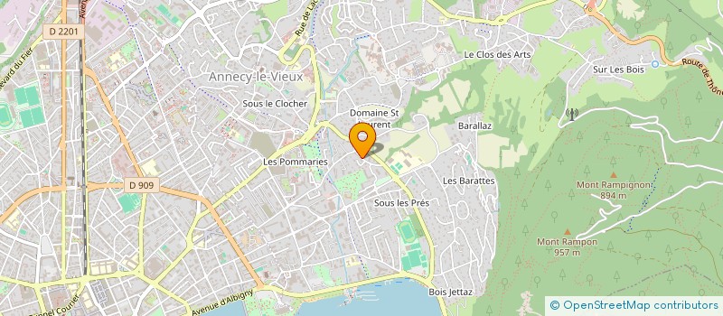 localisation de l'entreprise MADAME ANNE PARIS à ANNECY