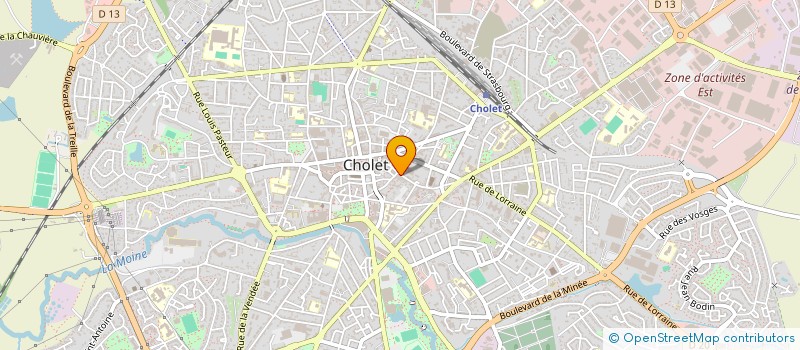 localisation de l'entreprise MADAME ANNE PARPAILLON à CHOLET