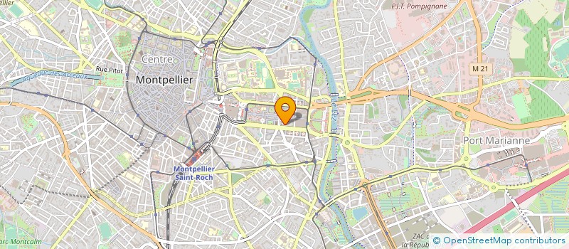 localisation de l'entreprise MADAME ANNE PARTOUCHE à MONTPELLIER