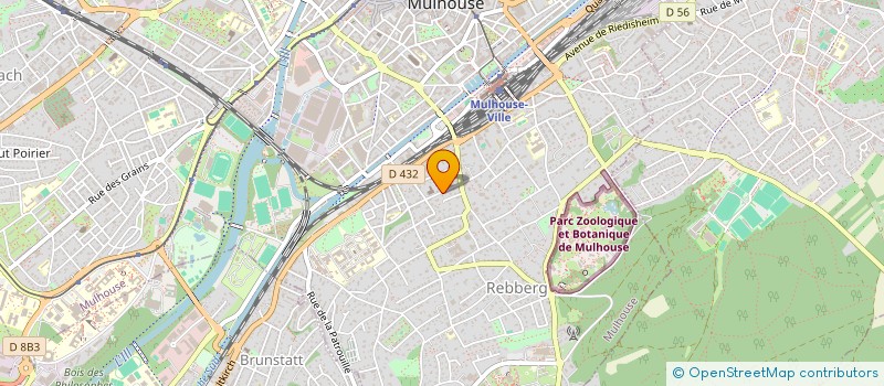 localisation de l'entreprise MADAME ANNE-PASCALE BRUERE  MULHOUSE