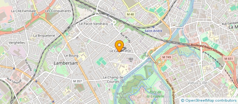 localisation de l'entreprise MADAME ANNE-PASCALE DUBOIS à LAMBERSART
