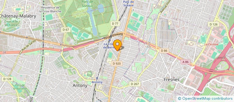 localisation de l'entreprise MADAME ANNE-PASCALE MARION à ANTONY