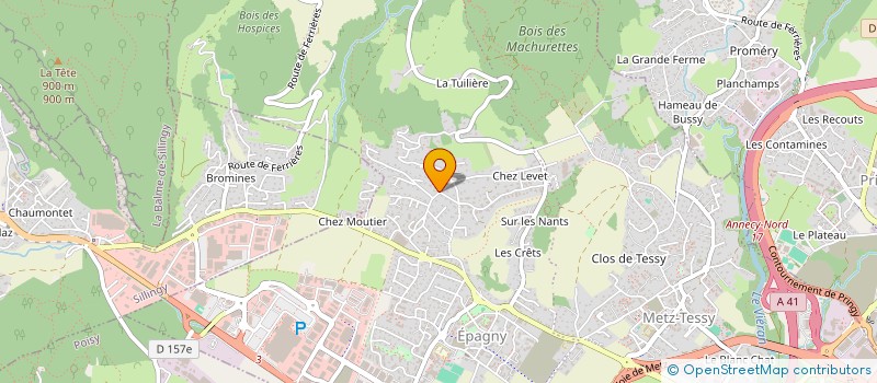 localisation de l'entreprise MADAME ANNE PASCARD à ANNECY