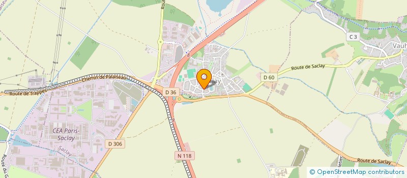 localisation de l'entreprise MADAME ANNE PASCARD  SACLAY