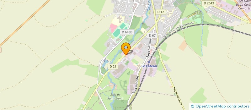 localisation de l'entreprise MADAME ANNE PASSET à LE CATEAU-CAMBRESIS