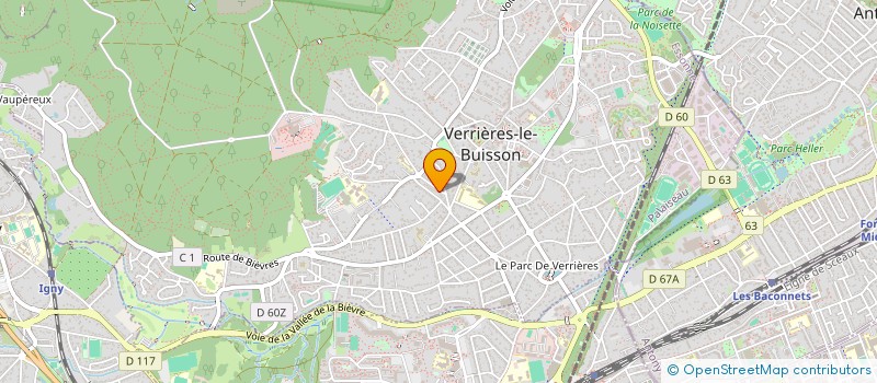 localisation de l'entreprise MADAME ANNE PASSINI à VERRIERES-LE-BUISSON