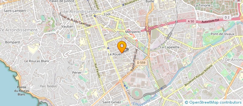 localisation de l'entreprise MADAME ANNE PASTRE à MARSEILLE