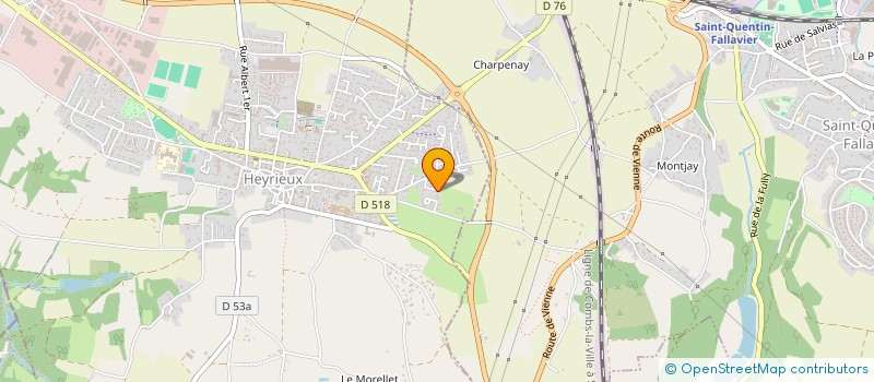 localisation de l'entreprise MADAME ANNE PATILLON  HEYRIEUX