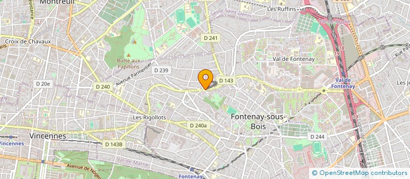 localisation de l'entreprise MADAME ANNE PATOUX à FONTENAY-SOUS-BOIS
