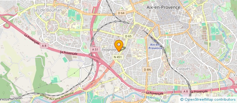 localisation de l'entreprise MADAME ANNE-PATRICIA PERET à AIX EN PROVENCE