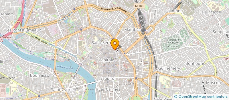 localisation de l'entreprise MADAME ANNE PAUGET  TOULOUSE