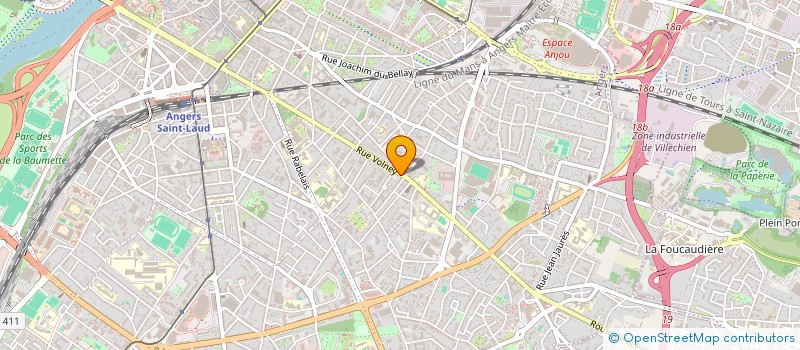 localisation de l'entreprise MADAME ANNE-PAULINE GIRARD  ANGERS