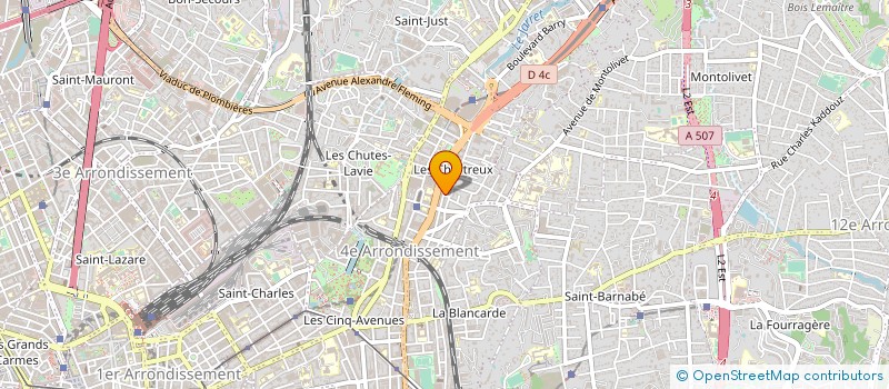 localisation de l'entreprise MADAME ANNE-PAULINE SERRES  MARSEILLE